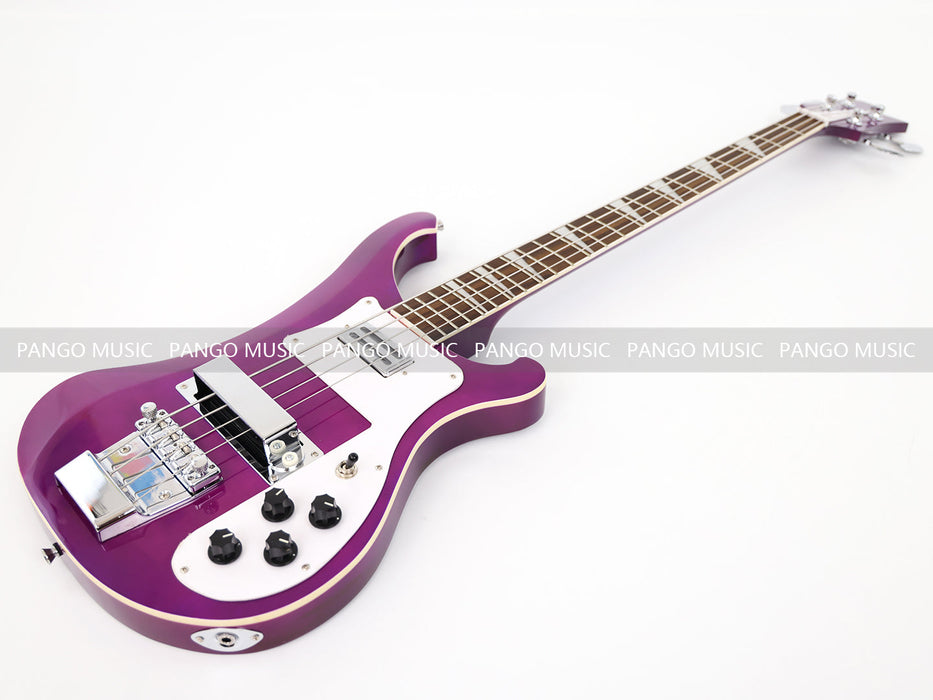 4 Strings All Purple Electric Bass Guitar (GKS-126)