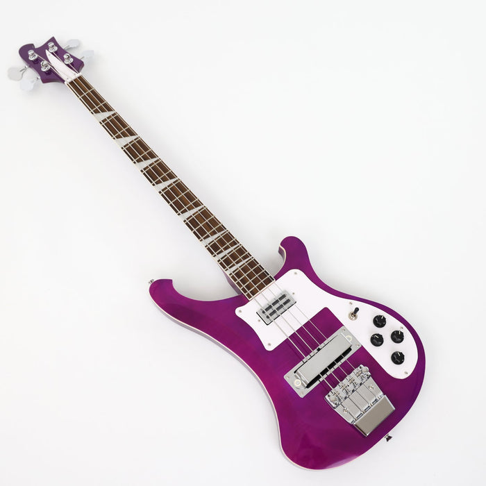 4 Strings All Purple Electric Bass Guitar (GKS-126)