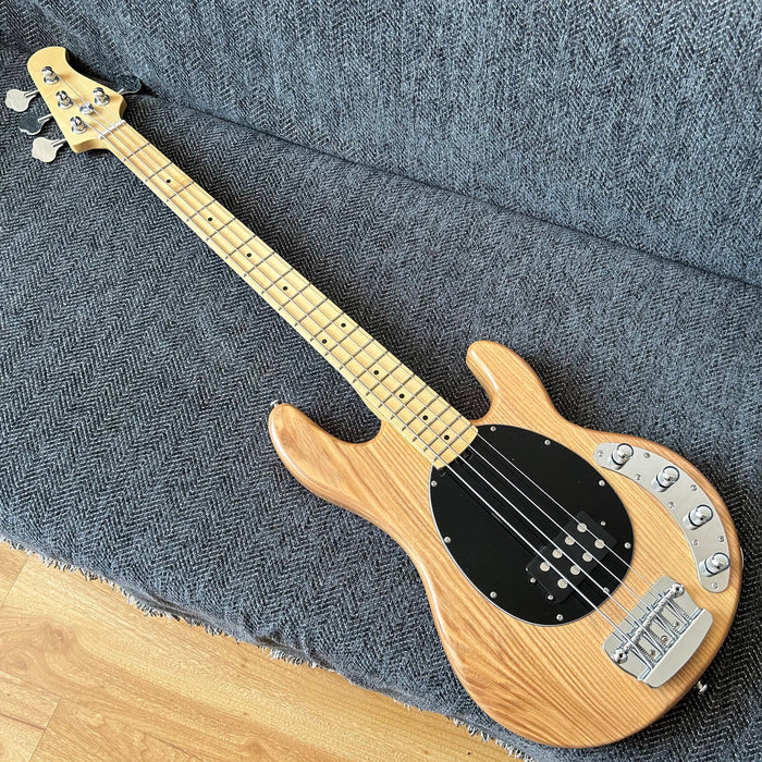 4 Strings Ash Body Electric Bass Guitar (GKS-014)