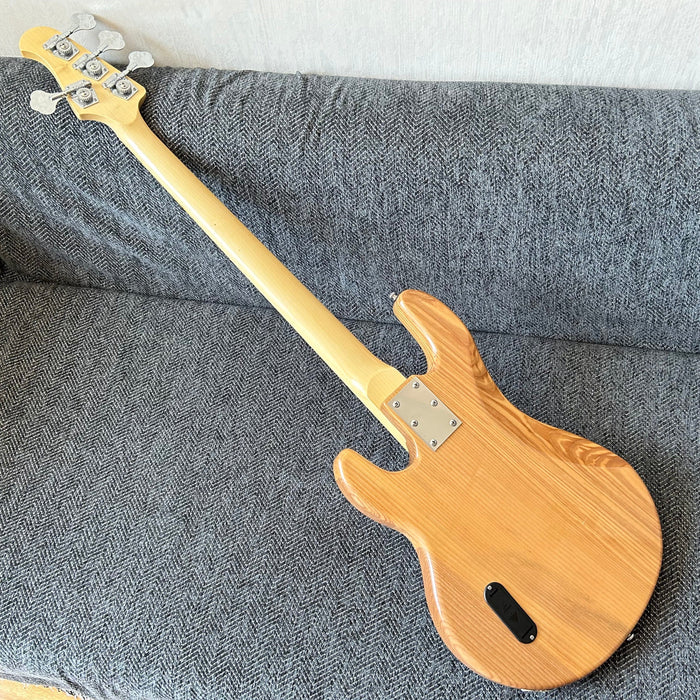 4 Strings Ash Body Electric Bass Guitar (GKS-014)