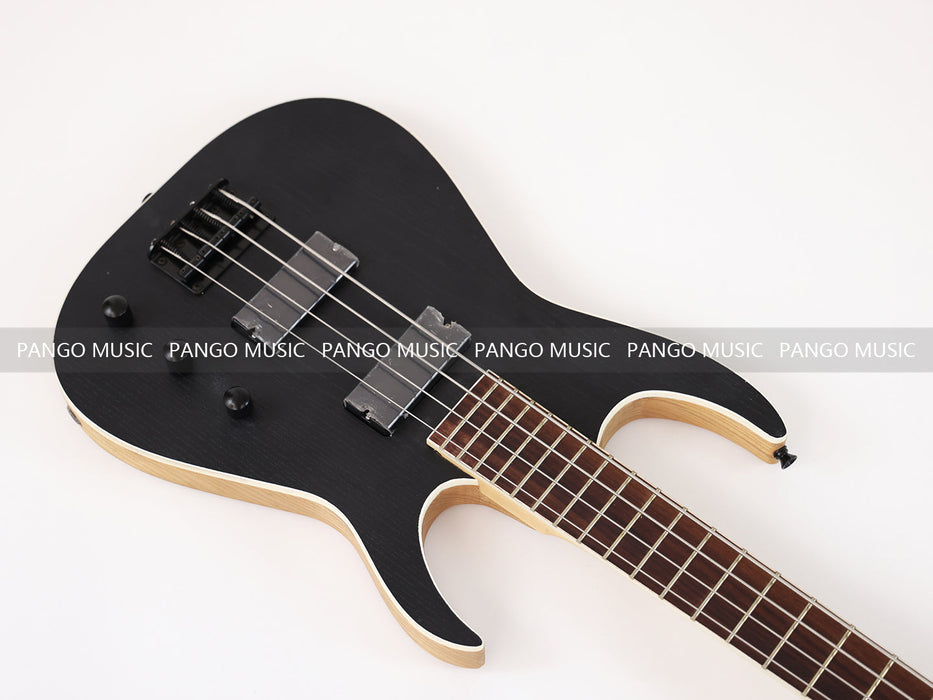 4 Strings Ash Wood Body Reverse Headstock Electric Bass Guitar (GKS-074)