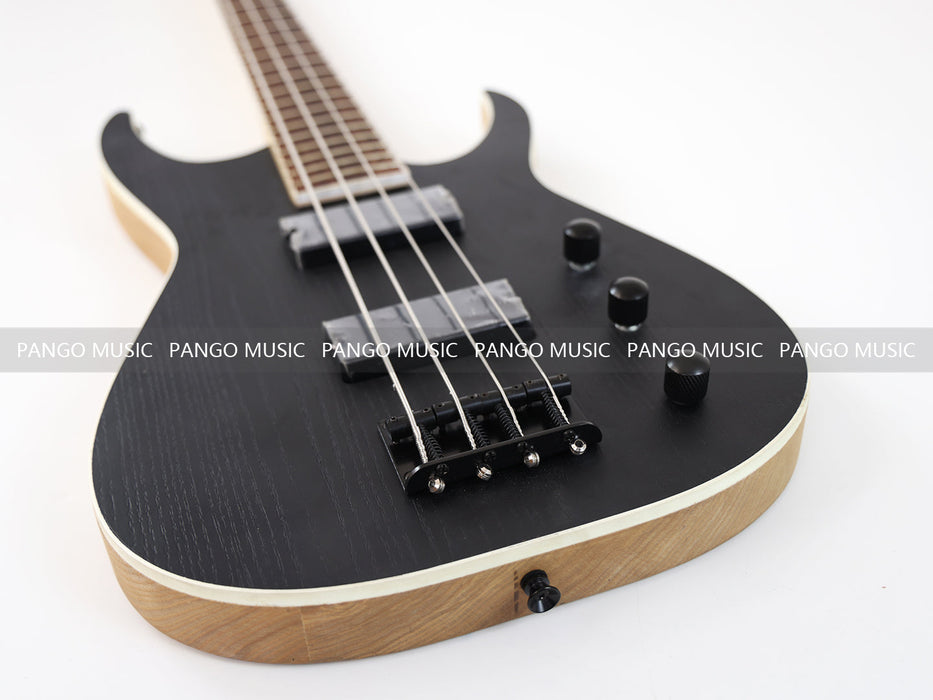 4 Strings Ash Wood Body Reverse Headstock Electric Bass Guitar (GKS-074)