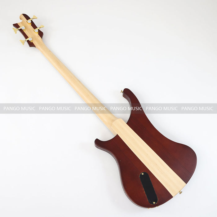 4 Strings Ash Wood Body Neck Through Electric Bass Guitar (GKS-083)