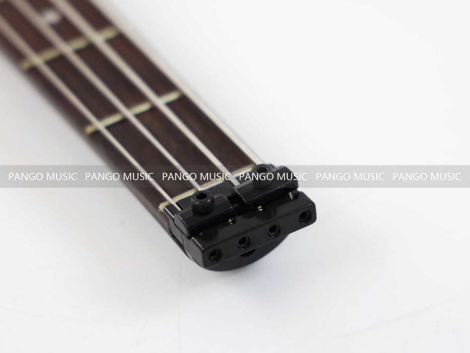 4 Strings Headless All Black Electric Bass Guitar (GKS-079)