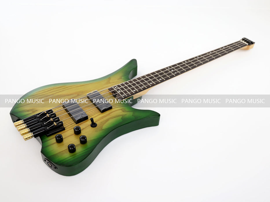 PPEQ 4 Strings Headless Ash Wood Body Electric Bass Guitar (PJX-680)