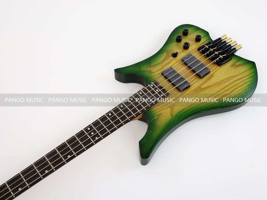 PPEQ 4 Strings Headless Ash Wood Body Electric Bass Guitar (PJX-680)