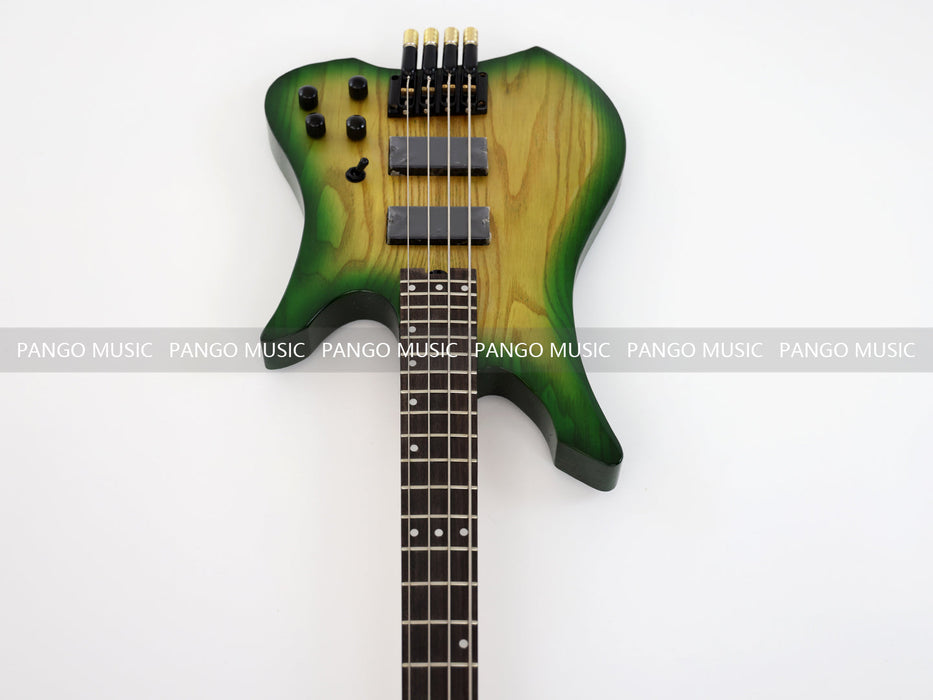 PPEQ 4 Strings Headless Ash Wood Body Electric Bass Guitar (PJX-680)