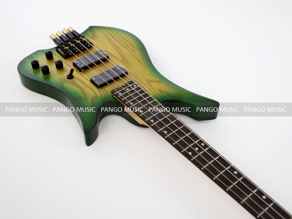 PPEQ 4 Strings Headless Ash Wood Body Electric Bass Guitar (PJX-680)