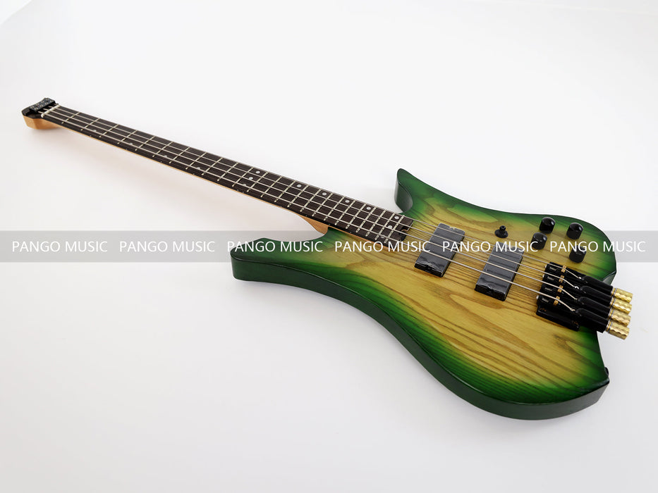 PPEQ 4 Strings Headless Ash Wood Body Electric Bass Guitar (PJX-680)