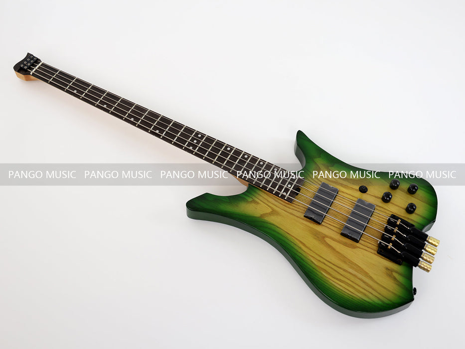 PPEQ 4 Strings Headless Ash Wood Body Electric Bass Guitar (PJX-680)