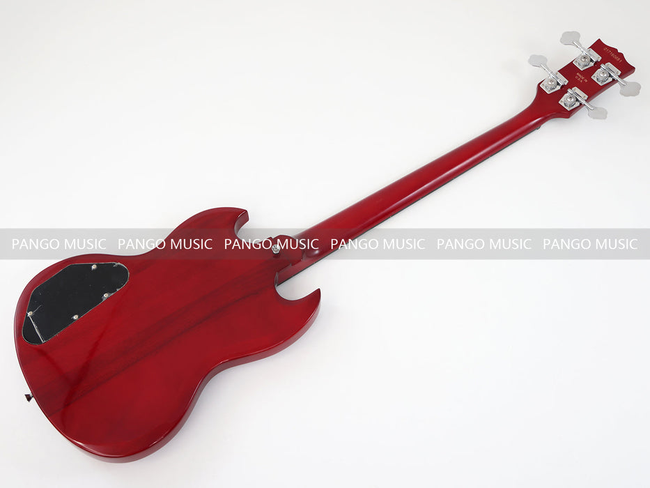 4 Strings SG Style All Red Electric Bass Guitar (GKS-081)