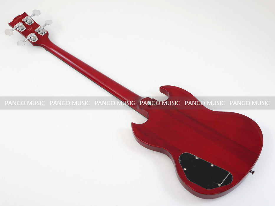 4 Strings SG Style All Red Electric Bass Guitar (GKS-081)