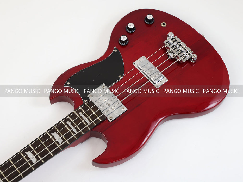 4 Strings SG Style All Red Electric Bass Guitar (GKS-081)