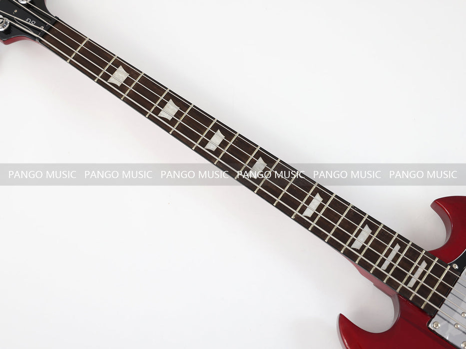 4 Strings SG Style All Red Electric Bass Guitar (GKS-081)