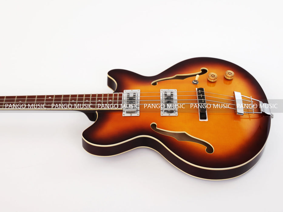 PPEQ 4 Strings Semi Hollow Electric Bass Guitar (PHY-121)