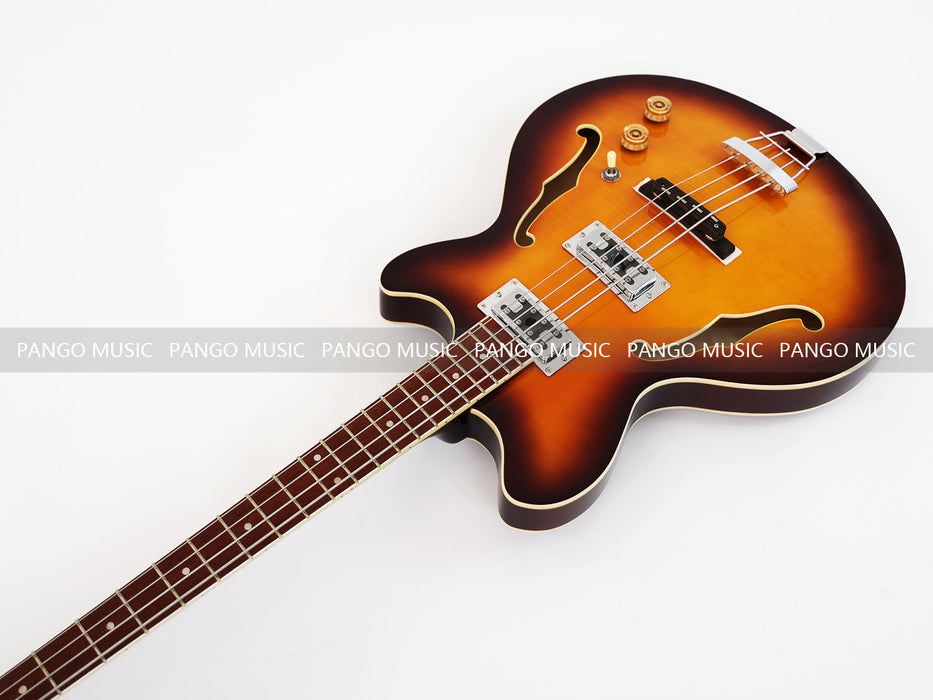 PPEQ 4 Strings Semi Hollow Electric Bass Guitar (PHY-121)