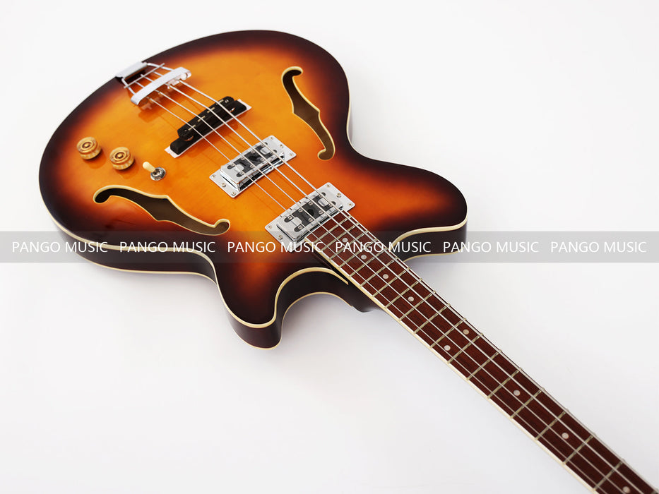 PPEQ 4 Strings Semi Hollow Electric Bass Guitar (PHY-121)