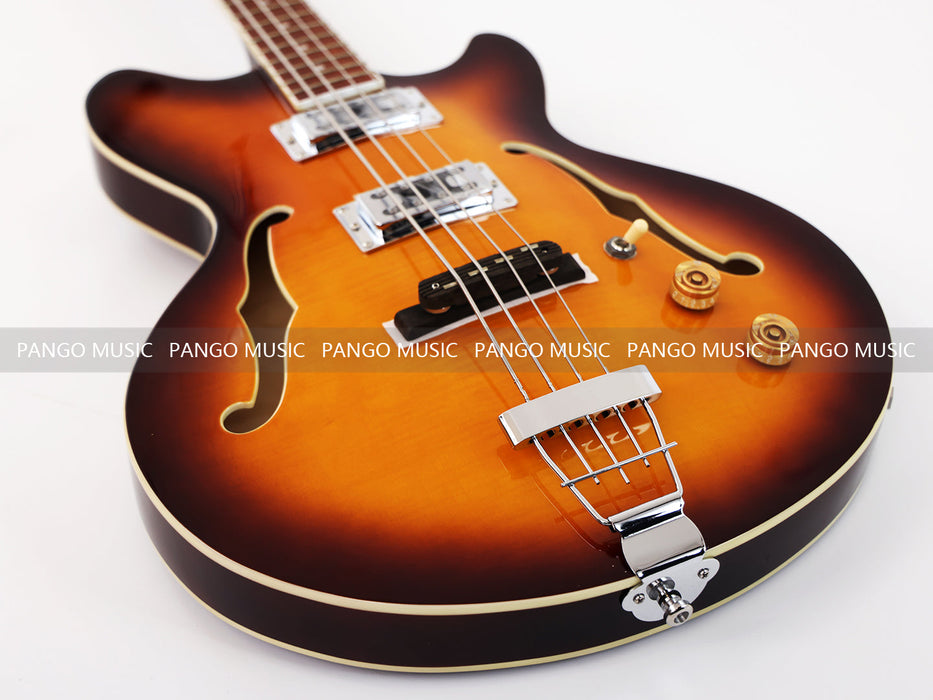 PPEQ 4 Strings Semi Hollow Electric Bass Guitar (PHY-121)