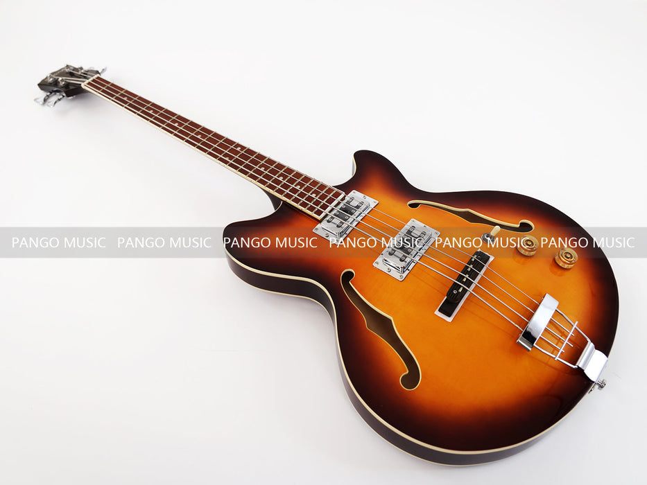 PPEQ 4 Strings Semi Hollow Electric Bass Guitar (PHY-121)