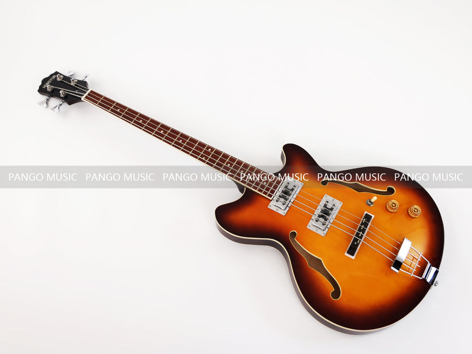 PPEQ 4 Strings Semi Hollow Electric Bass Guitar (PHY-121)