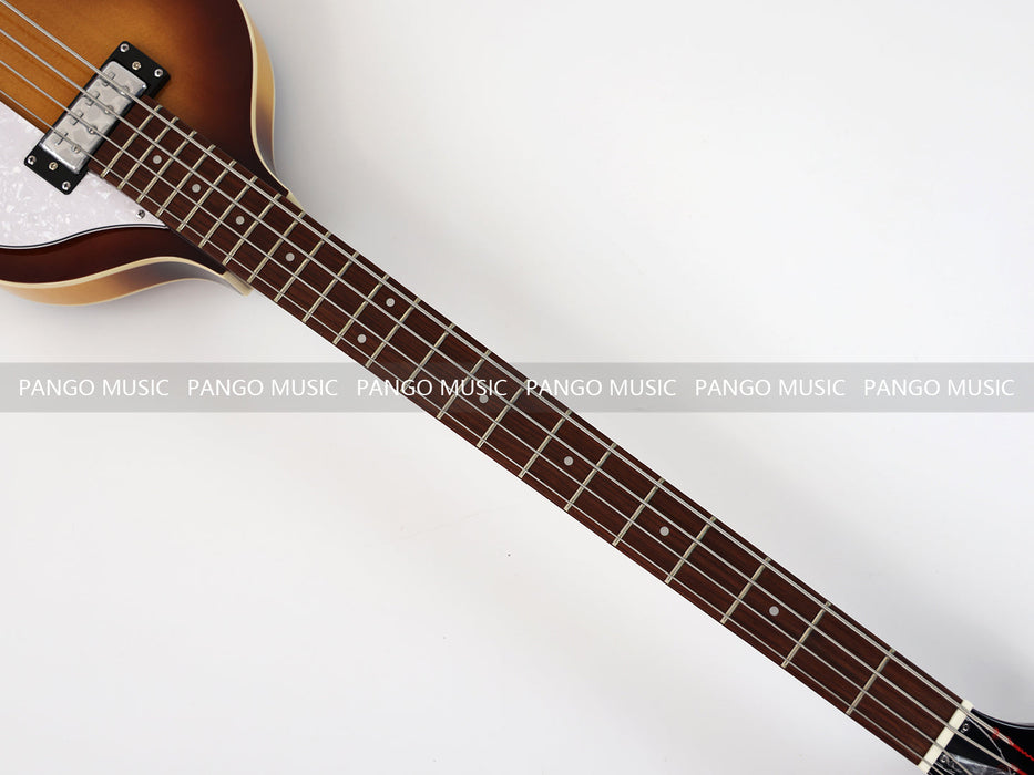 PPEQ 4 Strings Semi Hollow Violin Electric Bass Guitar (PHY-106)