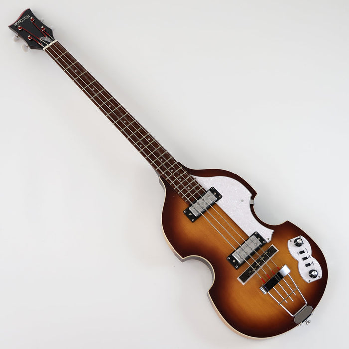 PPEQ 4 Strings Semi Hollow Violin Electric Bass Guitar (PHY-106)