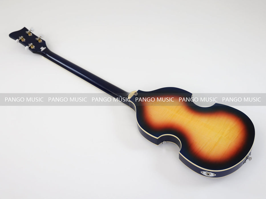 PPEQ 4 Strings Semi Hollow Violin Style Electric Bass Guitar (PHY-108)