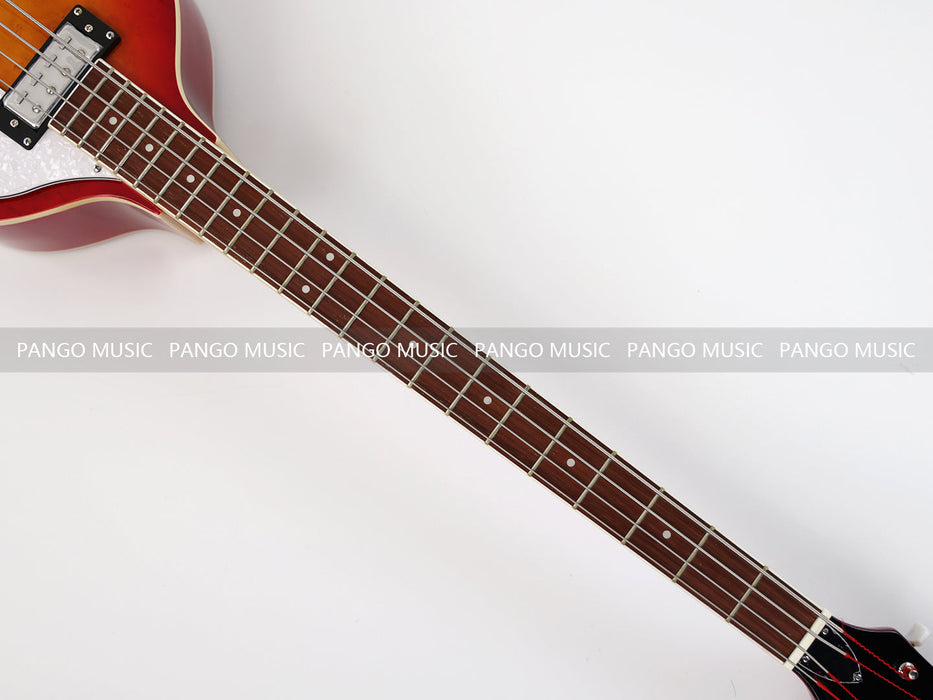 PPEQ 4 Strings Semi Hollow Violin Style Electric Bass Guitar (PHY-125)