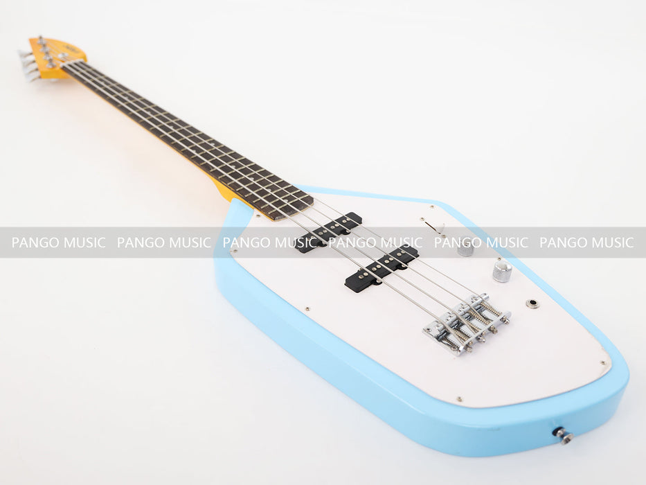 4 Strings Watery Blue Electric Bass Guitar (GKS-118)