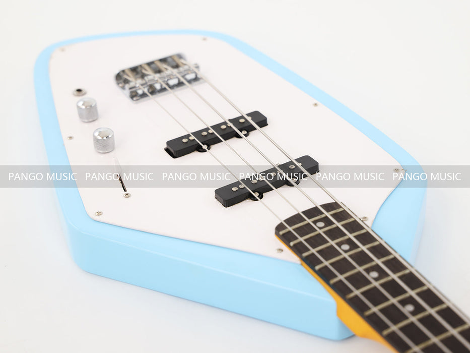 4 Strings Watery Blue Electric Bass Guitar (GKS-118)