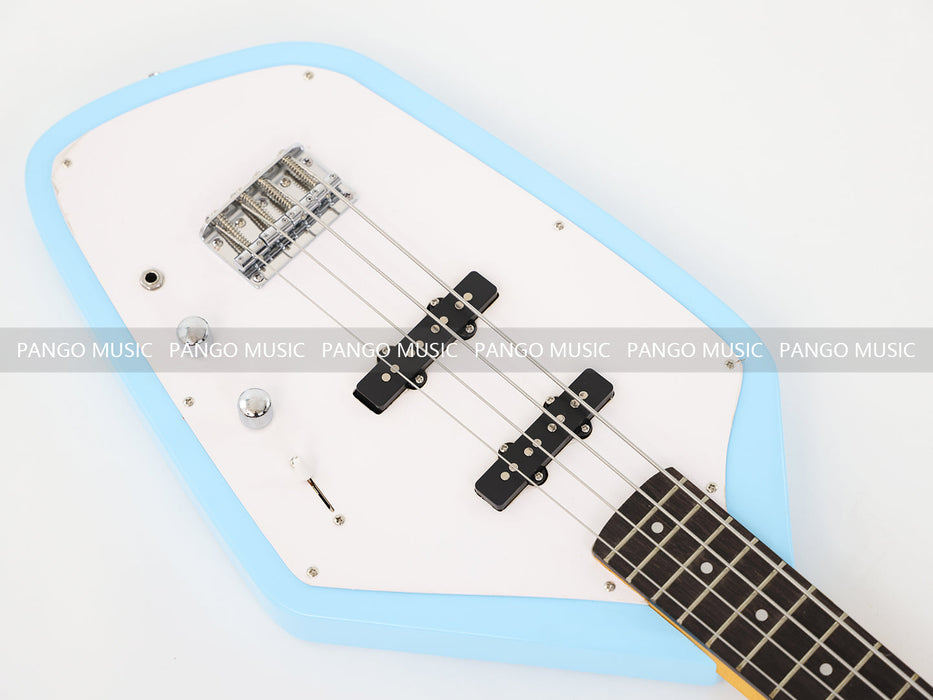 4 Strings Watery Blue Electric Bass Guitar (GKS-118)