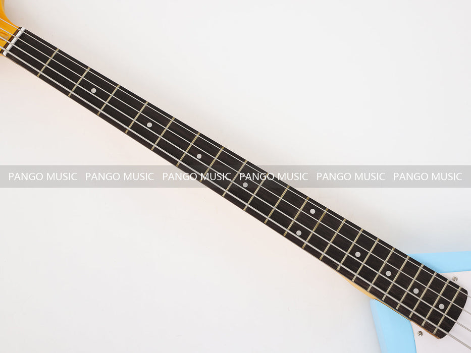 4 Strings Watery Blue Electric Bass Guitar (GKS-118)