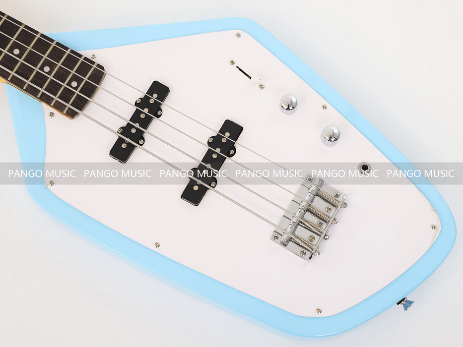 4 Strings Watery Blue Electric Bass Guitar (GKS-118)