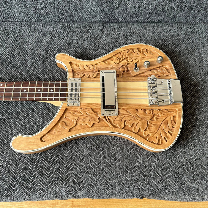 4 Strings Right Hand Rick Style Electric Bass Guitar (PMG-002S)