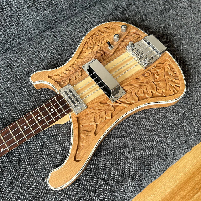 4 Strings Right Hand Rick Style Electric Bass Guitar (PMG-002S)