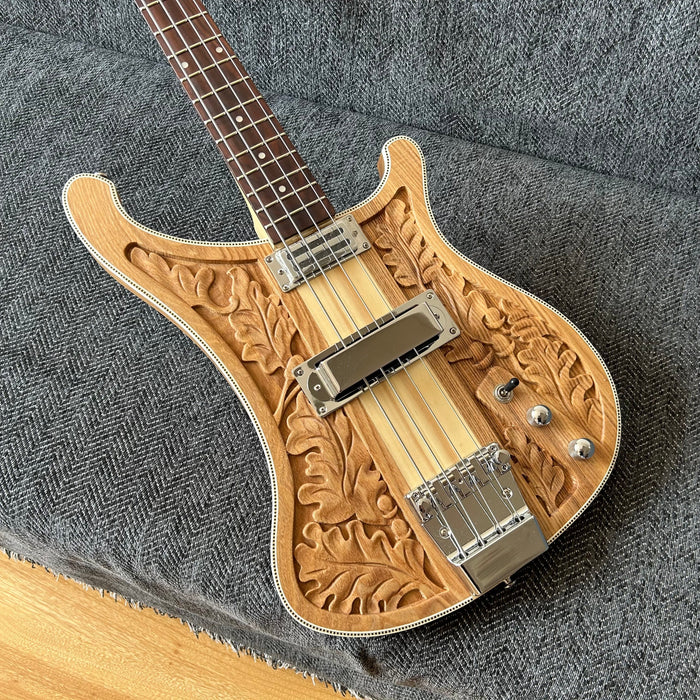 4 Strings Right Hand Rick Style Electric Bass Guitar (PMG-002S)