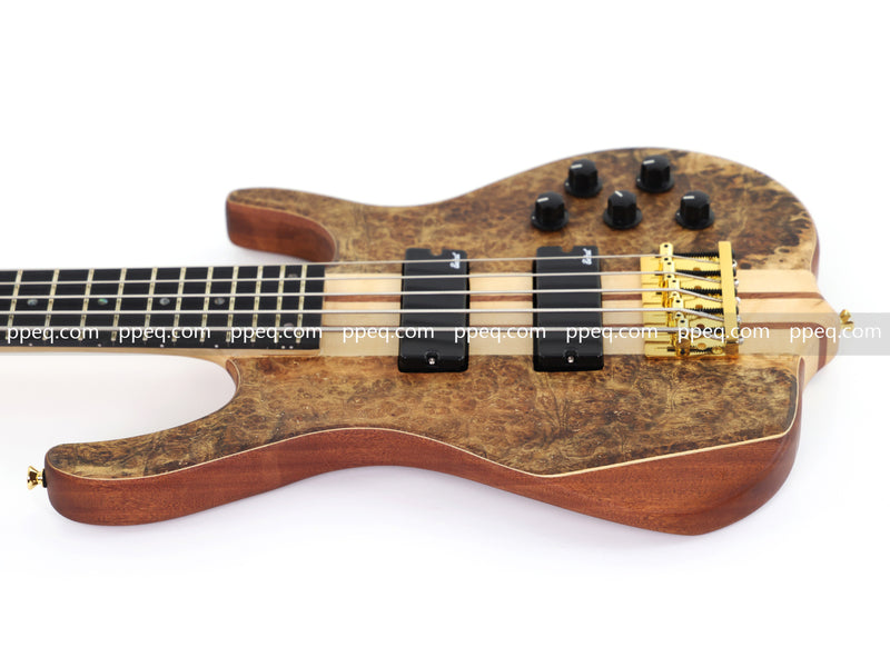5-String Neck-Through Active Electric Bass Guitar (YMZ-193X)