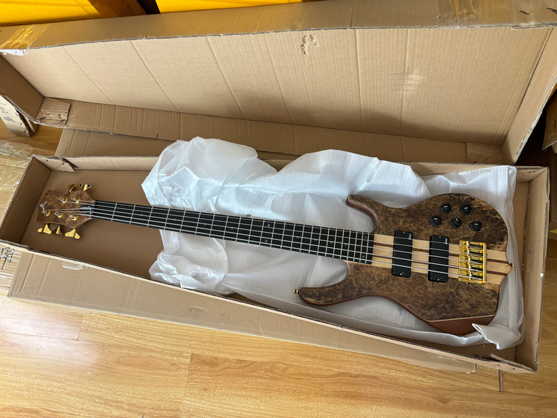 5-String Neck-Through Active Electric Bass Guitar (YMZ-193X)