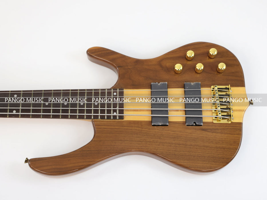 5 Strings Neck Through Walnut Body Electric Bass Guitar (GKS-068)