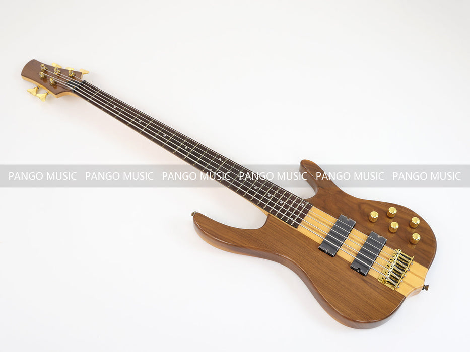 5 Strings Neck Through Walnut Body Electric Bass Guitar (GKS-068)