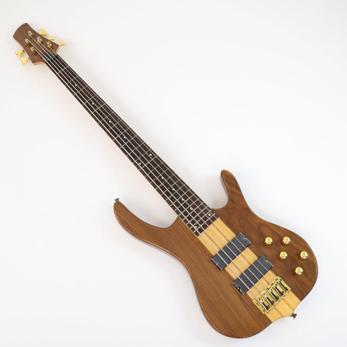 5 Strings Neck Through Walnut Body Electric Bass Guitar (GKS-068)