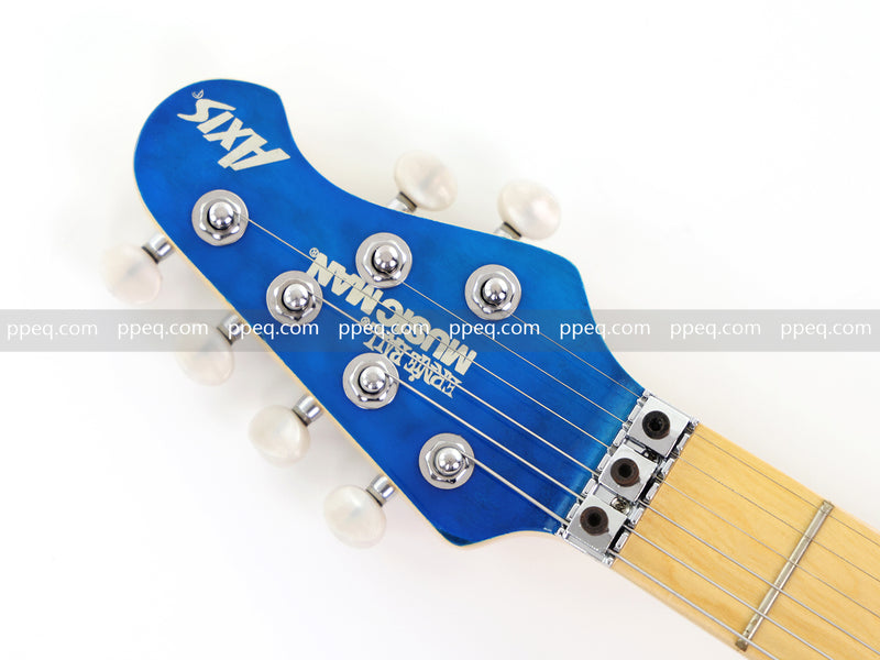 6-String AX40 Style Electric Guitar with Gloss Transparent Blue Finish (GKS-102)