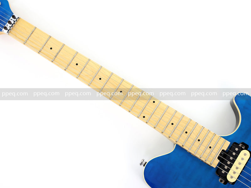 6-String AX40 Style Electric Guitar with Gloss Transparent Blue Finish (GKS-102)