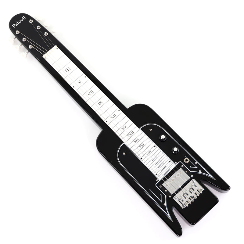 6-String Black Lap Steel Guitar with Gloss Finish (HY-2529)