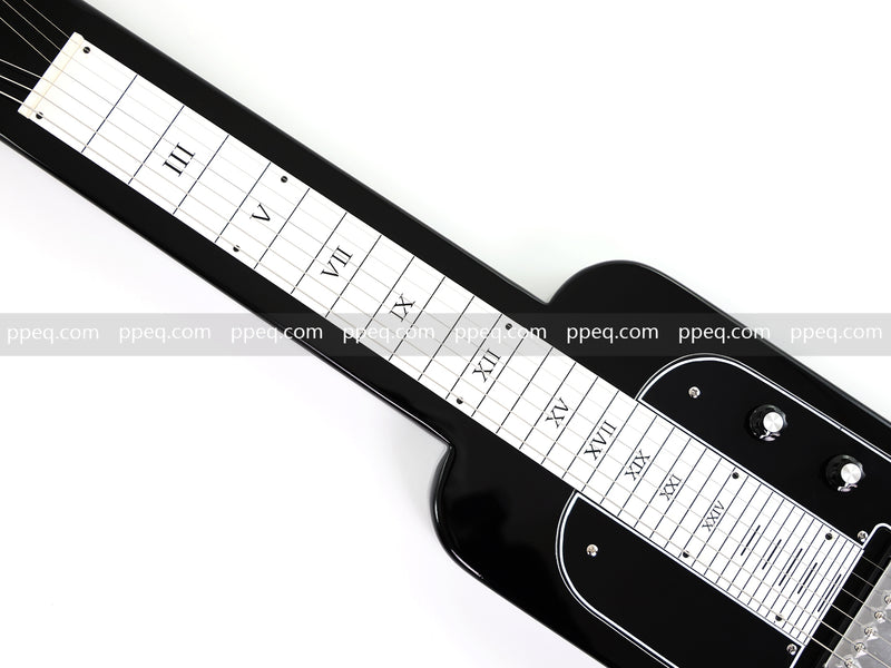6-String Black Lap Steel Guitar with Gloss Finish (HY-2529)