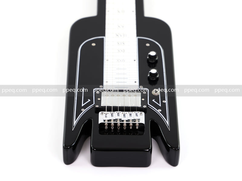 6-String Black Lap Steel Guitar with Gloss Finish (HY-2529)