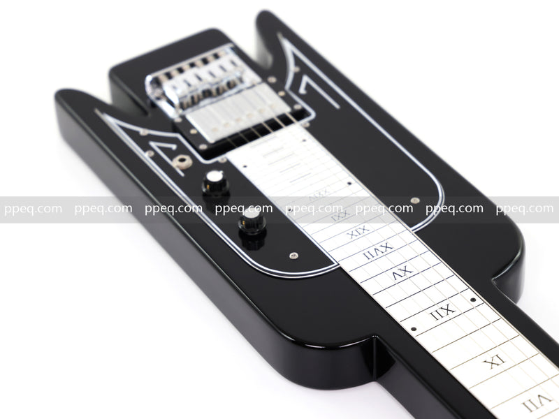 6-String Black Lap Steel Guitar with Gloss Finish (HY-2529)