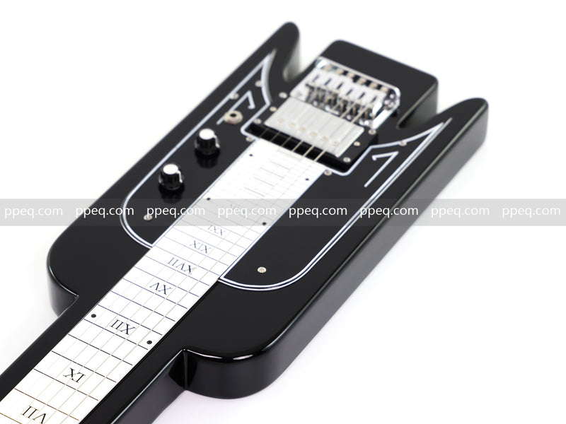 6-String Black Lap Steel Guitar with Gloss Finish (HY-2529)