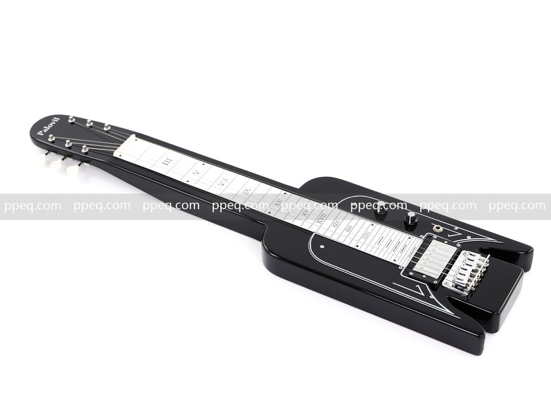 6-String Black Lap Steel Guitar with Gloss Finish (HY-2529)