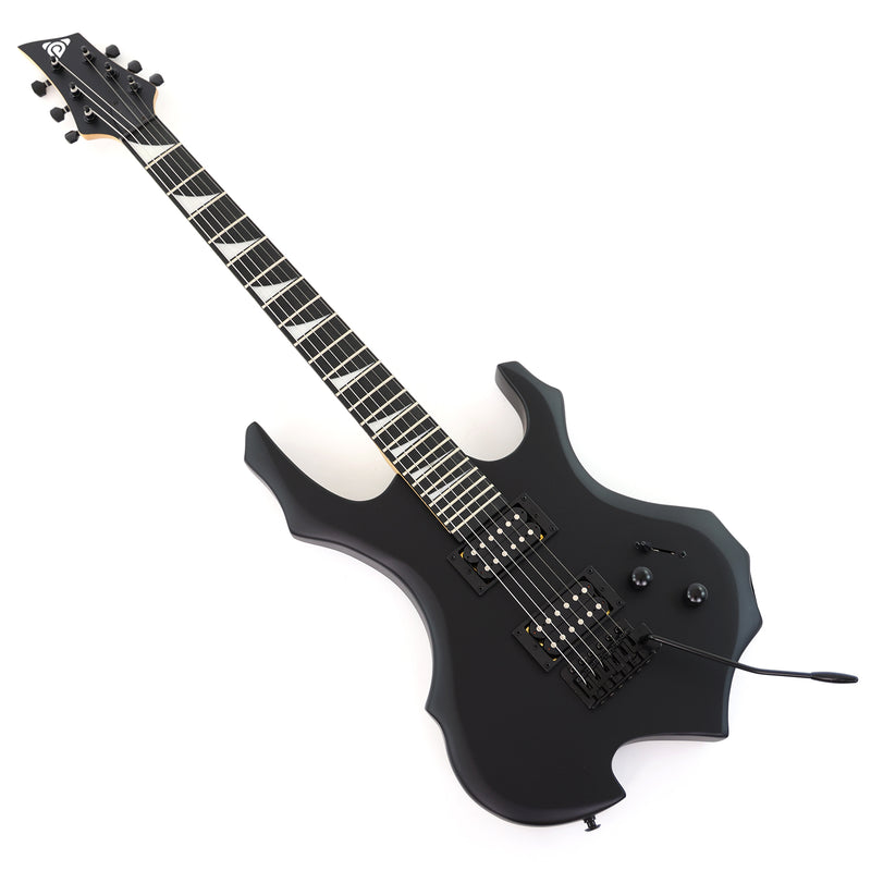 6-String Black Matte Finish Electric Guitar (YMZ-273)